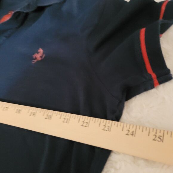 Ferrari Prima Made in Italy Navy Short Sleeve Polo Shirt Mens Size XL - Picture 9 of 11